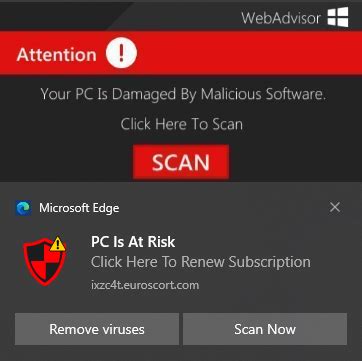 Getting Web Advisor message saying 5 viruses found.
